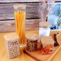 원두보관통 파스타병 내열유리병 밀폐용기, 1500ml