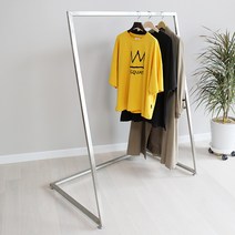 코코디피 예쁘고 튼튼한 백화점 고급 옷걸이 스텐 행거 금속 집기 맞춤 주문제작, 유광(폴리싱)
