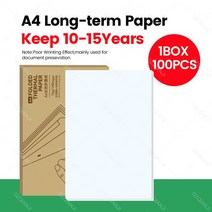 휴대용프린터a4 미니 포토프린트 사진인화기 PeriPage-A4 휴대용 롤 감열식 프린터 종이 USB 블루투스, 06 10-15Y Paper 100PCS