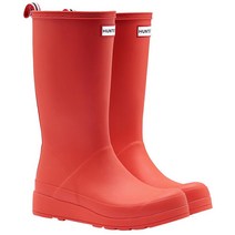 헌터 롱 레인부츠 톨 레드 빨강 오리지날 플레이 무광