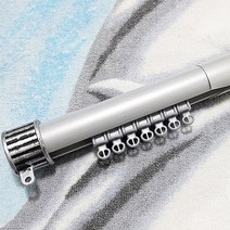 드림아트 (커튼봉과 레일의 결합) 35mm 커튼봉레일 (100~540cm 49종), 실버