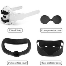 Oculus Quest 2 헤드 스트랩 조정 가능한 보조베터리 고정 브래킷 홀더 밴드 액세서리, [08] set 3