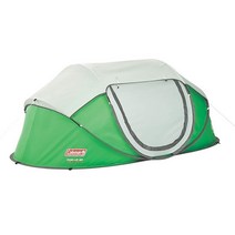 콜맨 Coleman 2인용 팝업 텐트 그린/그레이 180094, 4 Person, Green, Green