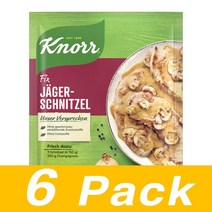 크노르 픽스 Jager 슈니첼 Knorr Fix Schnitzel Kpf 47G 6개
