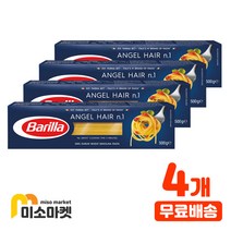 바릴라 엔젤헤어 500g 4개, 단품