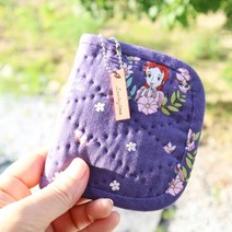 [소잉타임]빨강머리앤 화원 반지갑패키지 퀼트지갑 여성반지갑 DIY키트, 퍼플네이비, 1개
