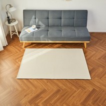 모던하우스 먼지없는 피그먼트+바이오워싱 100% 순면러그 100x150 내추럴 CB3220008