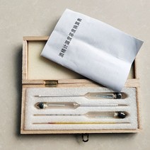 유리 주정계 비중계 주류 알콜 테스터 알코올 측정기, A 나무 상자 +100g 플라스틱 측정 실린더