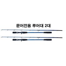 문어전용 루어낚시대 2대
