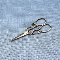 (당일출고) 자수용 앤틱가위 6 -실버/ 끝이 뾰족한 수예용가위/ 하덴거/ 프랑스자수/퀼트, 클래식수예가위
