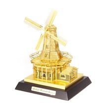기간한정혜택 3D메탈퍼즐 빅메탈 미니어쳐 조립퍼즐 랜드마크 diy 금속퍼즐 모형제작, Big-네덜란드 풍차