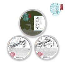 굴다리식품 김정배 명인젓갈 명오낙 3종세트 A (백명란젓 파지 250g + 오징어젓 150g + 낙지젓 150g), 없음