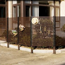 화단울타리 화단 펜스 휀스 경계 분리대 나무울타리 방부목 목재 가림막 가리개 프레임, 폭 90cmx 높이 180cm