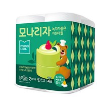 [자바라쇼핑] 모나리자 녹차가 좋은 키친타올 150매 4롤 _ kig0337*20230221EA, 쿠팡 본상품선택