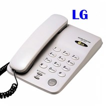 LG 지엔텔 사무실 업소용 사무용 가정용 집 착신전환 매장 재다이얼 송화차단 유선전화기, 유선전화기GS-460 화이트 : 1개