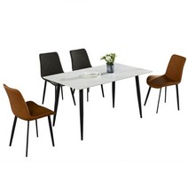 마사지테이블미니멀리스트 록 보드 식탁 소형 가정용 직사각형 인스 넷 빨간색 및 의자 조합, 01 1200mTable 의자 세트