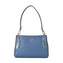 에스콰이아 여성 이태리 파이톤 엠보 엘리 숄더 크로스 핸드백