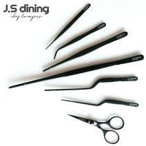 제이에스다이닝 조리용 요리핀셋, 1-3 14cm 오프셋 골드, 각인신청 O