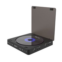 미니 CD DVD 플레이어 USB 재생 HD 1080P 리모컨포함, 블랙-KC708D