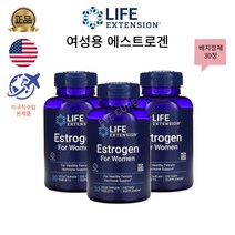 [Life Extension] 미국직수입 여성용 에스트로겐 식물성베지 30정제, 1+1, 식물성에스트로겐30정(1개월분), 1개