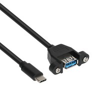 NETmate NMB-CUF302 USB3.1 Gen1(3.0) CM-AF 판넬형 케이블 0.2m