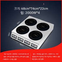 4구인덕션 차콜 명품 빌트인 아에게 반프리존 쿠퍼스부쉬 전기레인지 프리미엄 비스포크 독일, D. 복열 4눈 인덕션 쿠커 2000W