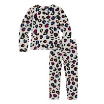 2223 버튼 아동 스노우 보드 플리스 이너 세트 BURTON Toddlers Fleece Base Layer Set Rainbow Hunter