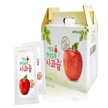 주렁상회 국산 영주 사과 명품 사과 착즙쥬수 사과즙 100ml, 80포