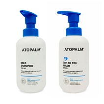 아토팜 마일드 약산성샴푸 탑투토워시 샴푸 겸용 바스, 탑투워시300ml