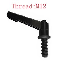 밀링머신 cnc기계 밀링 머신 테이블 잠금 볼트 핸들 M12 스레드 밀 도구 블랙 CNC 선반 기계 미니, 한개옵션0