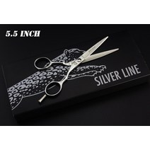 미용 이발사 가위 세트 스테인레스 이발소 도구 머리 전문 절단 숱이 헤어 살롱 장비, 5.5인치 커팅-01