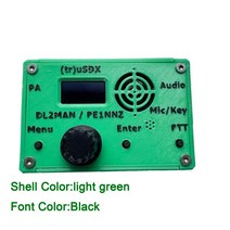 Tr uSDX usdx 트랜시버 5 밴드 멀티 모드 QRP 전용 케이스 박스 하우징 PE1NNZ 및 DL2MAN, 05 Shell Light Green