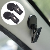 차량용 쓰레기봉투 집게 카드 수납 클립 통행권 홀더, 차량용 수납 집게 2P