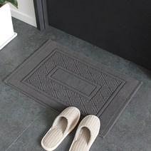 어메니티타올 클래식 호텔식 순면 주방 욕실 타월 발매트 발수건, 다크그레이