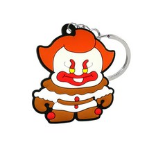 전동운반카트 전동차 화물카트 식판운반카트 새로운 디자인 키 체인 공포 영화 만화 패턴 홀더 어린이를위한 재미 있는 반지 매력 어린이 가방 악세사리 선물 2022, 10 y014-10