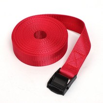 옷걸이줄 차량행거로프자동차 텐션 로프 5M x 25mm 타이 다운 스트랩 강력한 래칫 벨트 수하물 가방 카, 02 5meter Red