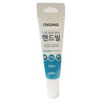 오공 핸드씰 튜브형 실리콘 백색 100 ml, 1개