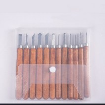 카빙 우드 왁스 조각도 서각칼 목공구 키트 조각칼 12X DIY 목판화 칼 조각 세트 나무 도구 목공 취미 예