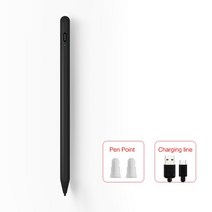 스타일러스 펜 삼성 갤럭시 호환 탭 A8 10.5 "2022 SM-X200 X205 태블릿 충전식 MiPad 화면 터치 드로, 한개옵션1, 01 black