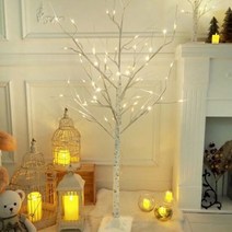 파티팡 LED 화이트 자작나무 트리 120cm, 단품