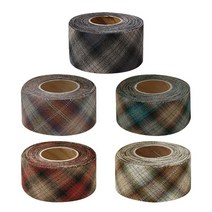 퀼트패키지 고급 선염 체크 워싱 아즈미노 바이어스 1롤 10.5yd, 168