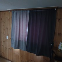 붙이는 벨크로 창문 암막커튼 다크그레이 붙이는커튼 창문형암막커튼 원룸커튼 붙이는암막커튼