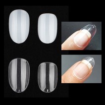 네일팁 인조손톱 아트작품팁 디자인 사이즈 옵션선택, 50개입, 아트팁-투명4호