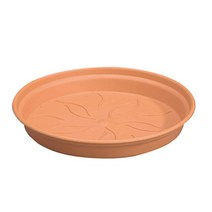 화분 밑받침 훙와이 들어갔다 구애 좋다 ELHO 비닐 경량 오래사용 에코 원형 트레이 물 그릇 3835173489, 도토색 41#