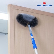 필맙 거미줄제거솔 천장 벽 먼지 방충망청소 2.5M 장대솔 2단길이조절, 2) 거미줄 제거솔_단품