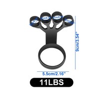 단계조절악력기 무소음악력기 손 그립 손가락 운동 실리콘 그리퍼 강도 트레이너 손가락, B형(11lbs)