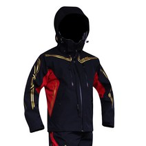 퀴마 익스트림 디쎈드 낚시복 블랙레드 JW-7066