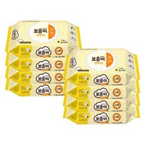 보솜이 아기 안심물티슈 캡형 물티슈, 60매, 8개