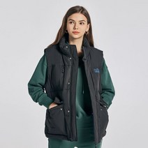 아키클래식 위즐 포켓 덕다운 베스트 남녀공용 블랙