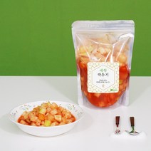 태백김치 아기 반찬 애착 깍두기 500g